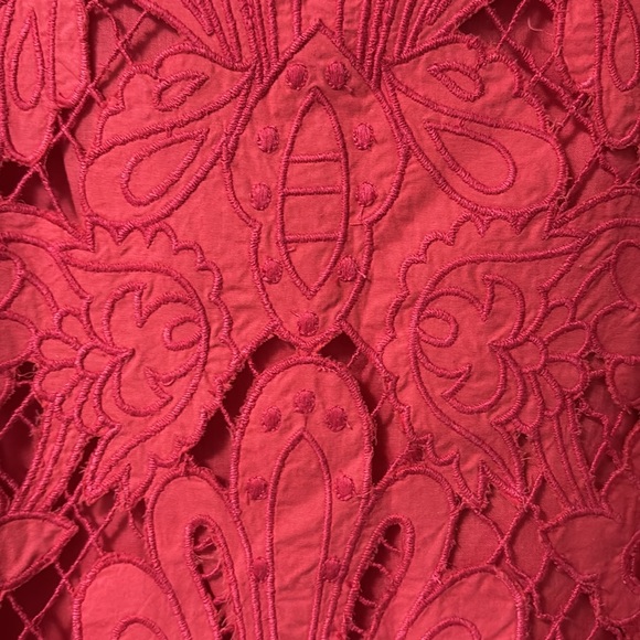 Maeve by Anthropologie size S cut work lace tank blouse. - Picture 2 of 7